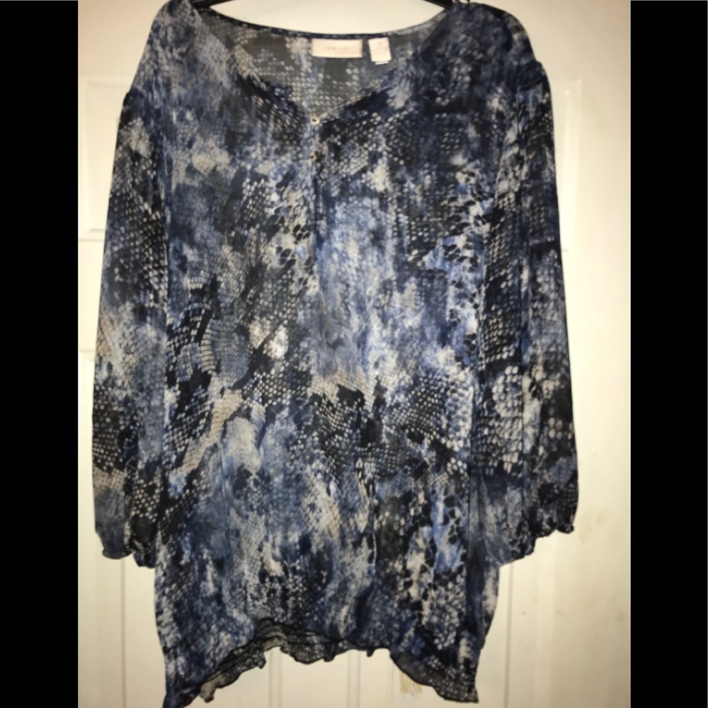 Like New Chico’s Fabulous Blouse sz 2 L